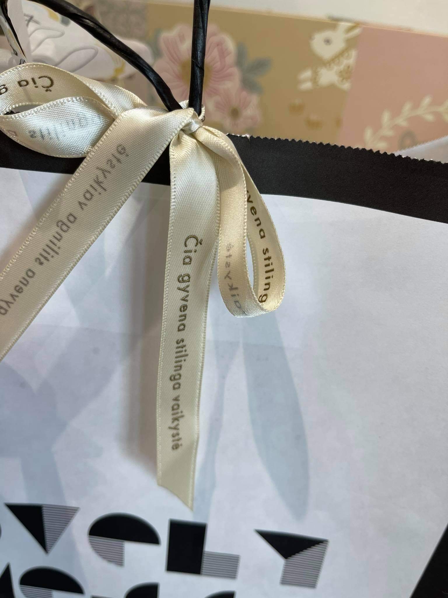 Decorating stain label tape with embossing